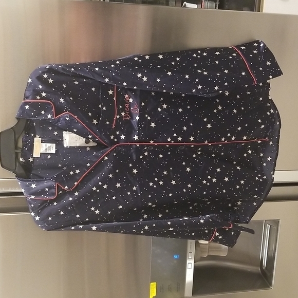 💕L*SPACE💕 Luna Pajama Set ~ Starry Night Star Print Medium M NWT - Picture 9 of 16